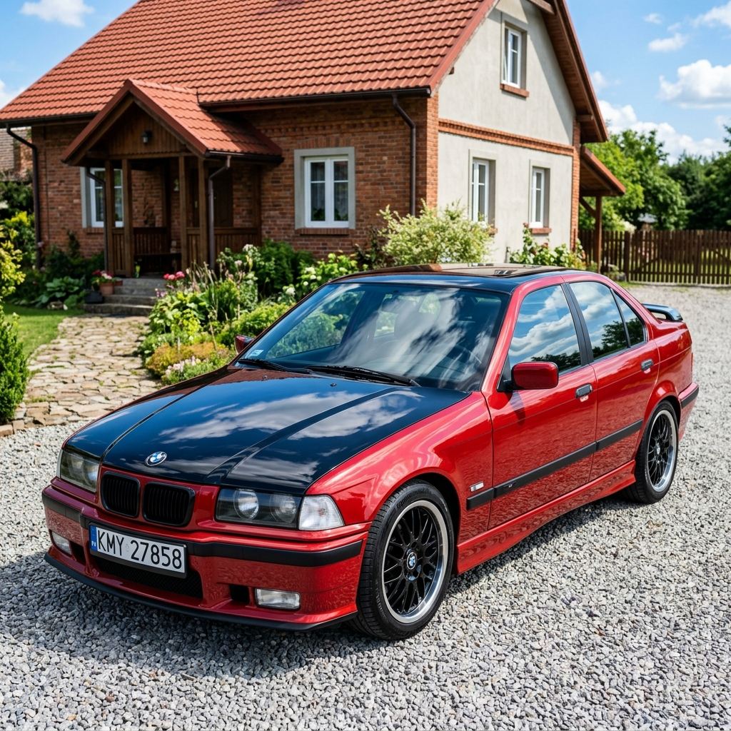 BMW E36 po detailingu